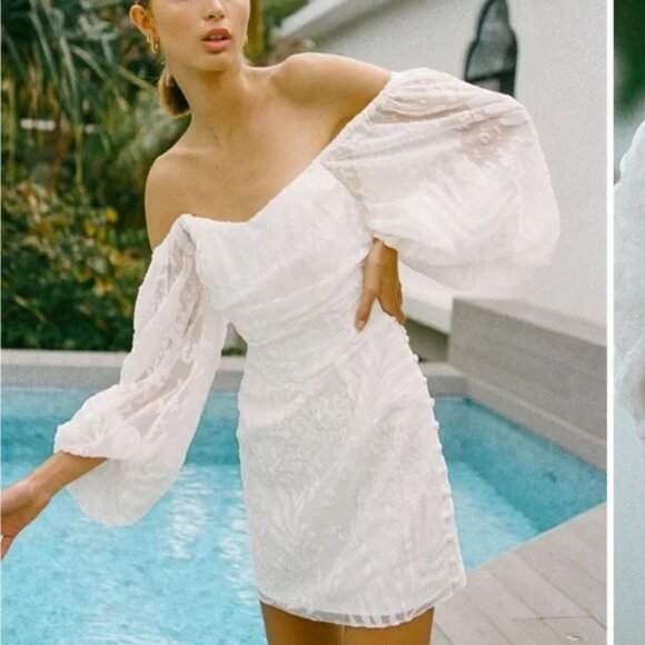 NWT Sabo Luxe - Favela Drape Dress.  SZ XS - Picture 1 of 7